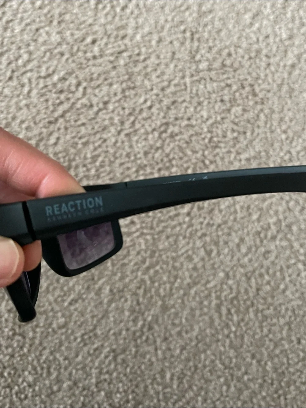 KENNETH COLE REACTION Men's Retro Sporty Wrap-around Rectangle Shape Sunglasses